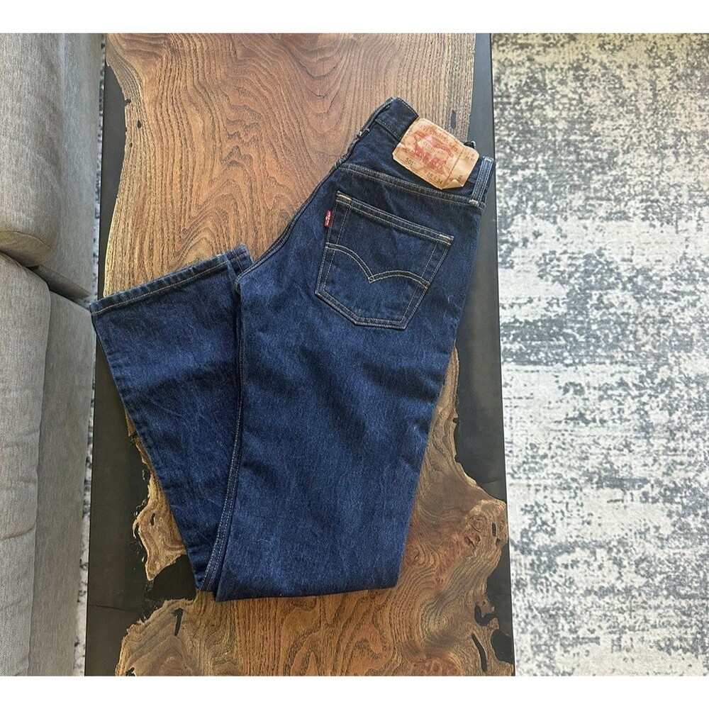 Levi's 501 XX Straight Fit Men's Jeans - Indigo Dark Denim 28x34